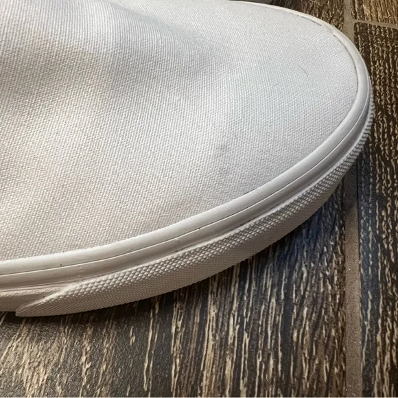 Vans Men's/womens White Slip-On Shoes - Picture 4 of 5